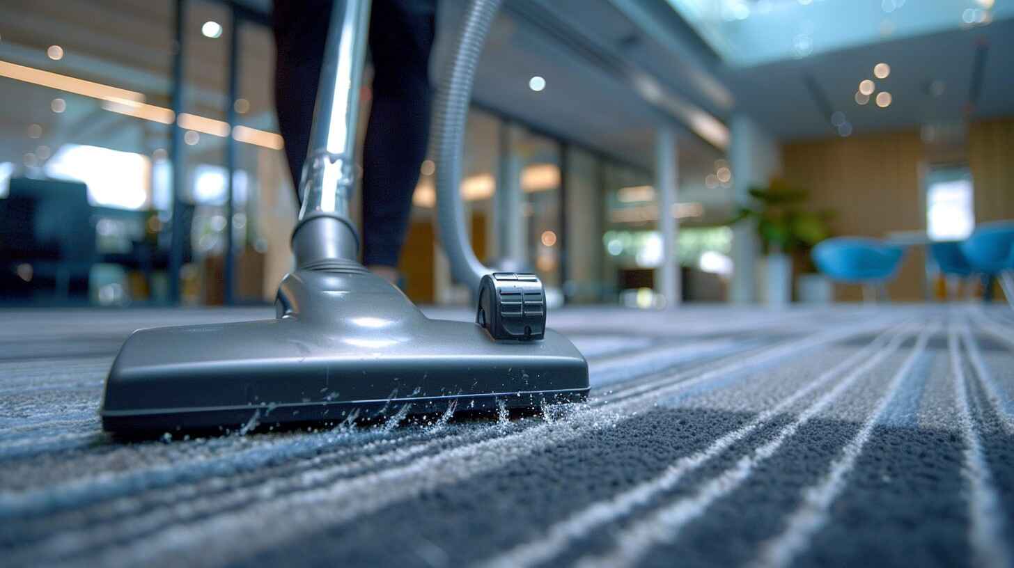 StockCake Vacuuming the carpet 1721707098